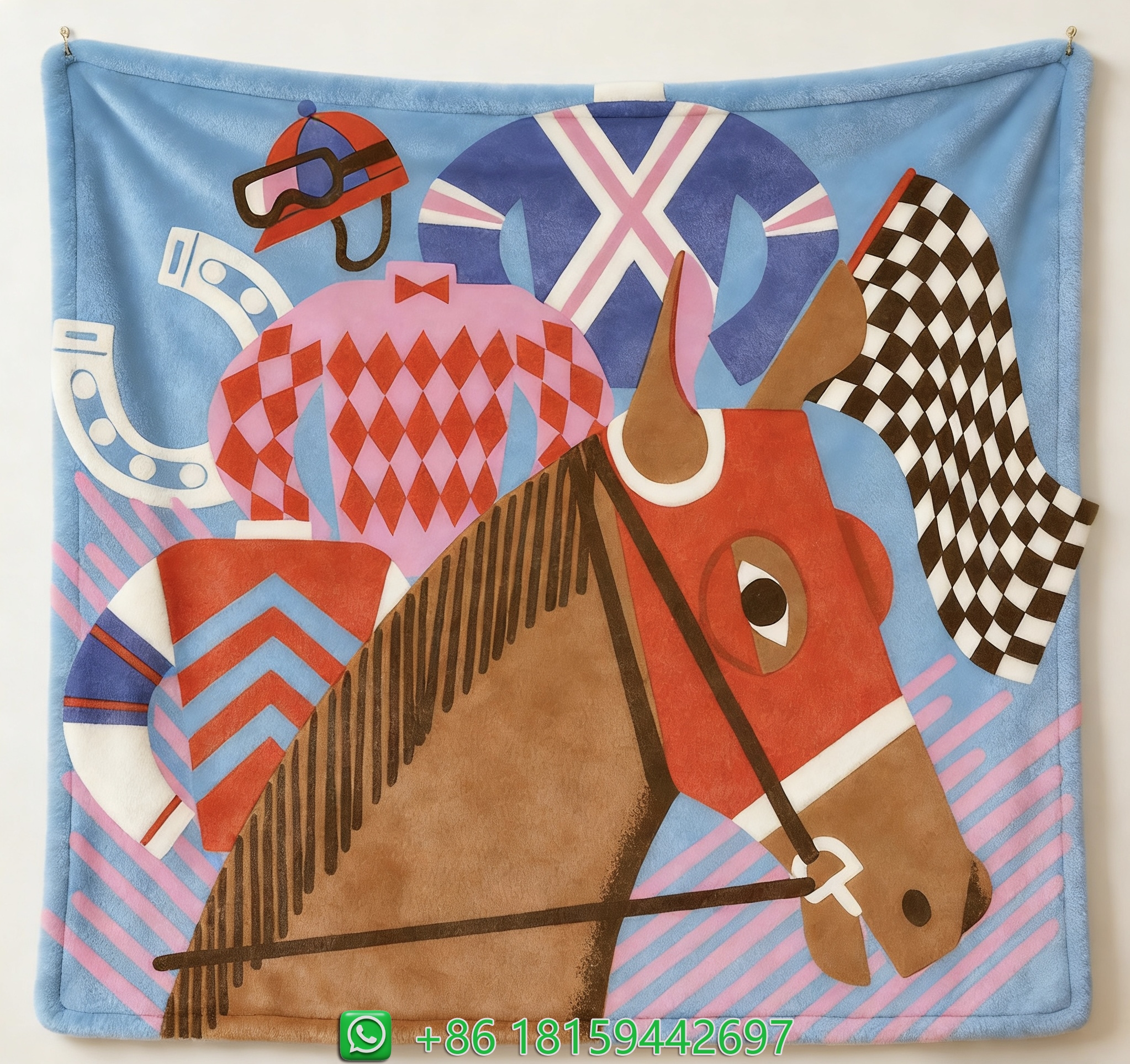 Hermes Throw Blankets